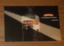 Seltene Werbung SMIRNOFF - Ausgesprochen Vodka - Weltweit 1992