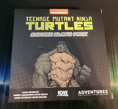IDW TMNT Shadows of the Past  Savage Slash Pack (Kickstarter Exclusive) Box New