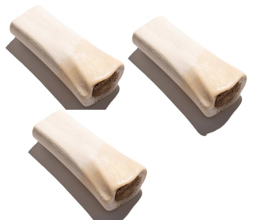 Stuffed Bully Shin Dog Bones 6 Inch Nutritious and Refillable Healthy Oral Care - Picture 47 of 49