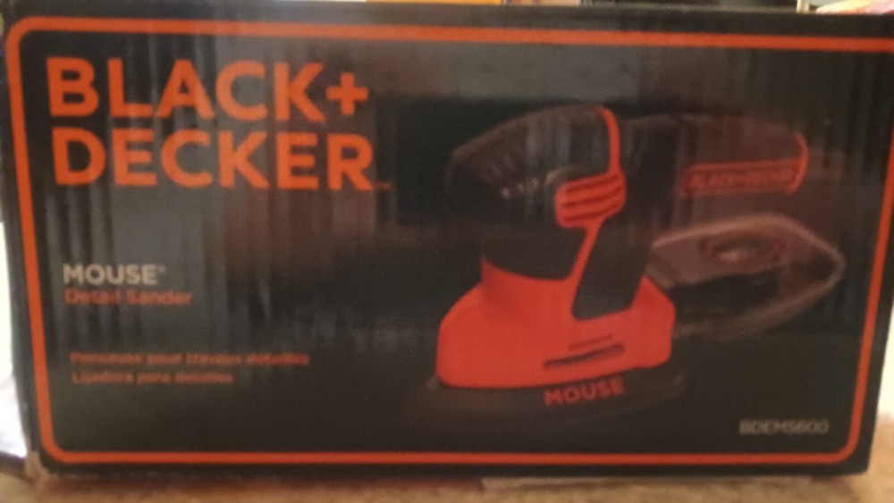 Black And Decker Mouse Sander BDEMS600 Compact Electric Detail Sander