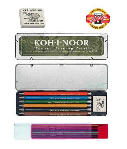 Mine Per Matita Koh-i-noor 2.0 Mm Rosse | Da Disegno Tecnico | Confezione Da 12 - Foto 4