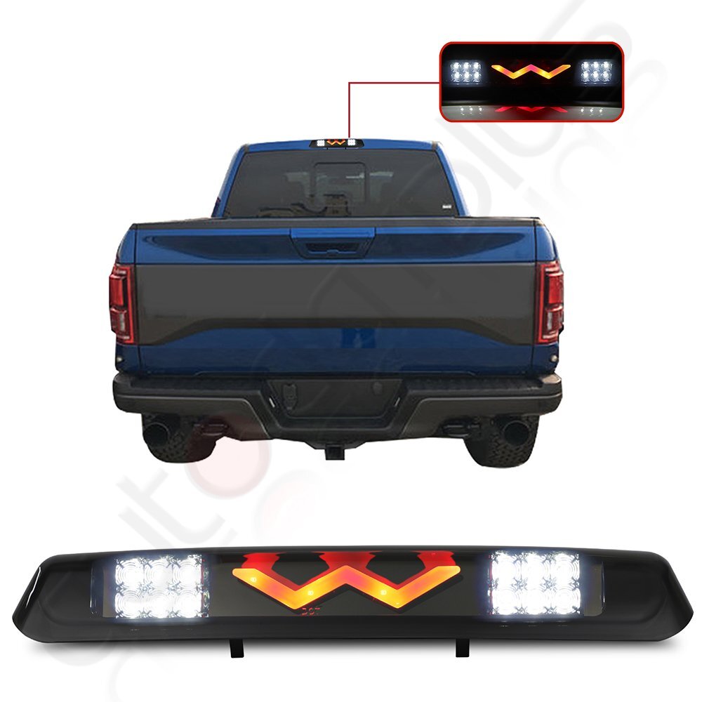3rd Brake Light Cargo Lamp Chrome Smoke Fits 2007-2010Ford Explorer Sport Trac