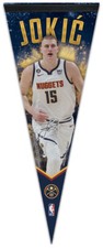 Nikola Jokic SIGNATURE SERIES Denver Nuggets NBA Premium Felt Collectors PENNANT