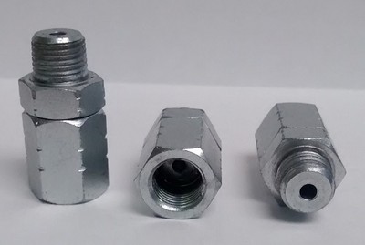 Adapter 1/8-27 NPT  Male to Female Swivel 1 Pc