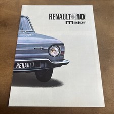 Renault 10 Major brochure c1960's German text