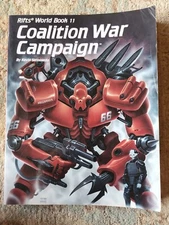 Rifts: World Book 11: Coalition War Campaign $24.95 Value (Palladium) [PLB0821] 