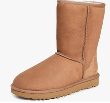 UGG Women  s Classic Short Boots   Chestnut   Suede   Slip-On  Authentic Grade B