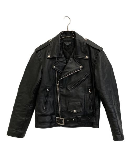 HORN WORKS                    double rider jacket black