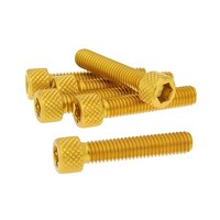 Schraubensatz 6 StüCk Innensechskant Alu Gold - M6X30 FüR Tauris Ducati