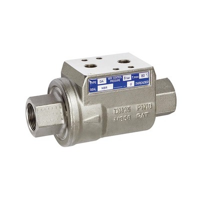 Koaxialventil pneumat. bet., doppeltw., NC, MS vern.,FKM, Rp11/2