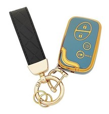 TPU Protective Key Fob Cover Compatible with Lexus ES350 GS300 GS350 GS430 Blue