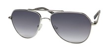 NEW SEAN JOHN SJMOS3001 SUNGLASSES 59-16-150 MENS PILOT SILVER 045 METAL 