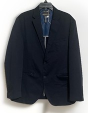 MINT JOS A BANK L TRAVEL TECH NAVY BLUE-BLACK MENS BLAZER JACKET