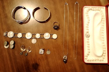 Gioielli argento vintage lotto 130g il solo argento 800 900 e 925 perfetti