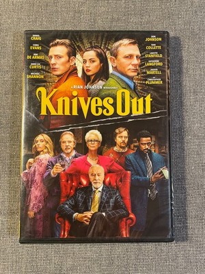 KNIVES OUT Rian Johnson DVD Daniel Craig Ana de Armas Sealed Brand NEW FREE SHIP