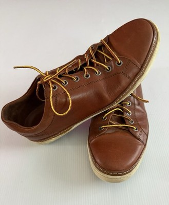 Allen Edmonds Porter Derby Leather Sneakers Men s Size  9 E Walnut