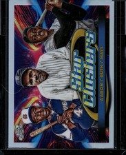 2025 Topps Chrome Cosmic #TSC-6 Ruth / Mays / Aaron Triple Star Clusters