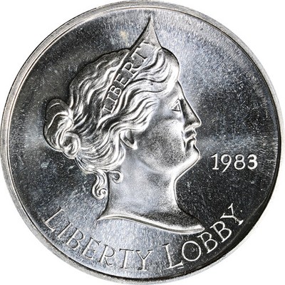 銀製 28g 1983 Liberty Lobby 1 Ounce Silver Eagle 999 Fine BU - 20pc Roll