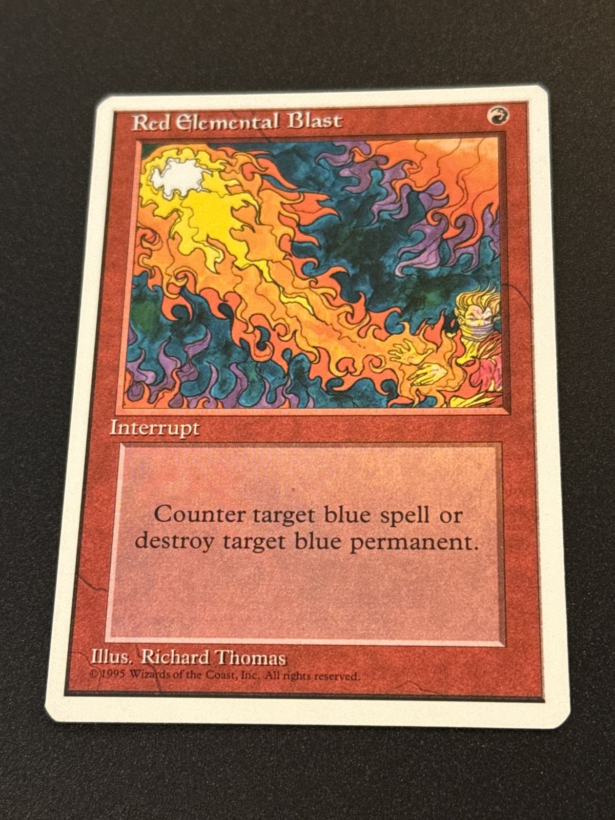 4th Edition Red Elemental Blast MTG Magic the Gathering NM