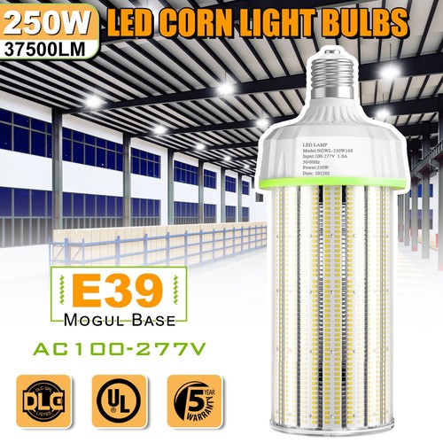 250W LED Corn Bulb Light Replacement 1200W Metal Halide HPS Warehouse Blubs E39 - Picture 2 of 14