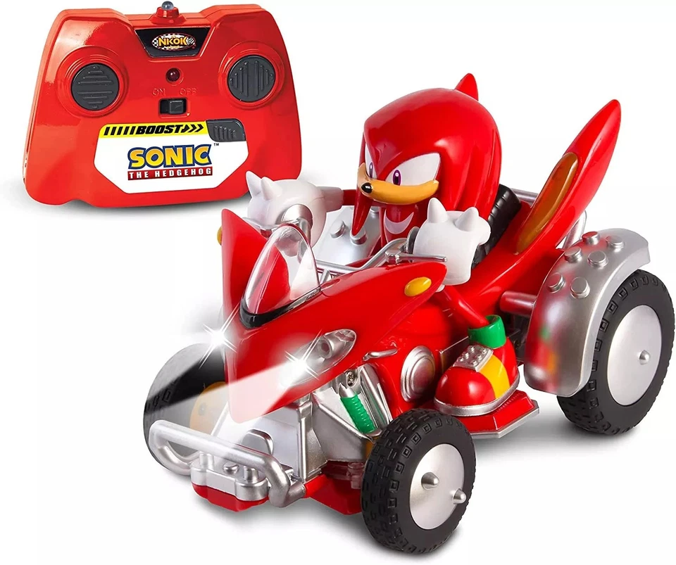 SONIC THE HEDGEHOG - KNUCKLES RADIO CONTROL CAR + TURBO BOOST BUTTON REMOTE NEW - Image 2 of 3