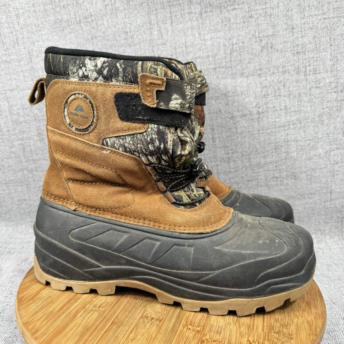 Ozark Trail Mossy Oak Men\'s Suede Thinsulate Winter Pac Boots (Size 8) Ozark Trail Men main image 3