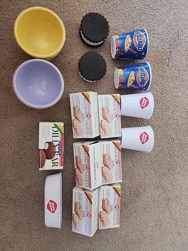 LOT Play Food PRETEND Desserts DAIRY QUEEN Lot