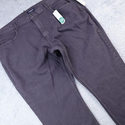 Flag & Anthem Brunswick Overdye Oakland Slim Jean Dark Grey 46x34 NWT Stretch