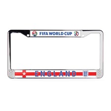 England Fifa World Cup 2026 3d Polyurethane 2-hole Chrome License Plate Frame England Fifa World Cup 2026 3d Polyurethane 2-hole Chrome License Plate Frame