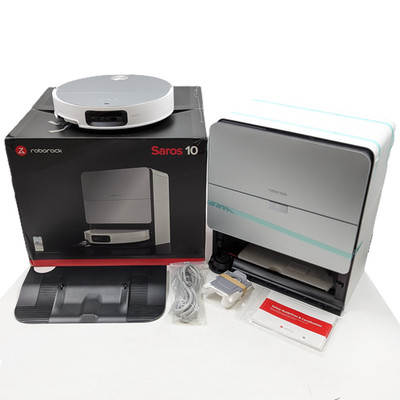 Roborock Saros10 Robot Vacuum & Mop with Empty Wash Fill Dock -S90VER+EWFD32LRR