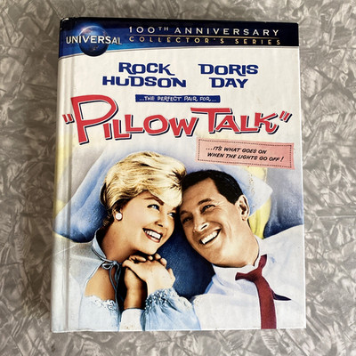 Pillow Talk Blu-ray + DVD 2-Disc Set Doris Day Rock Hudson w/ Book Clean Discs