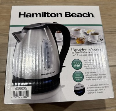 Hamilton Beach Electric Tea Kettle Water Boiler