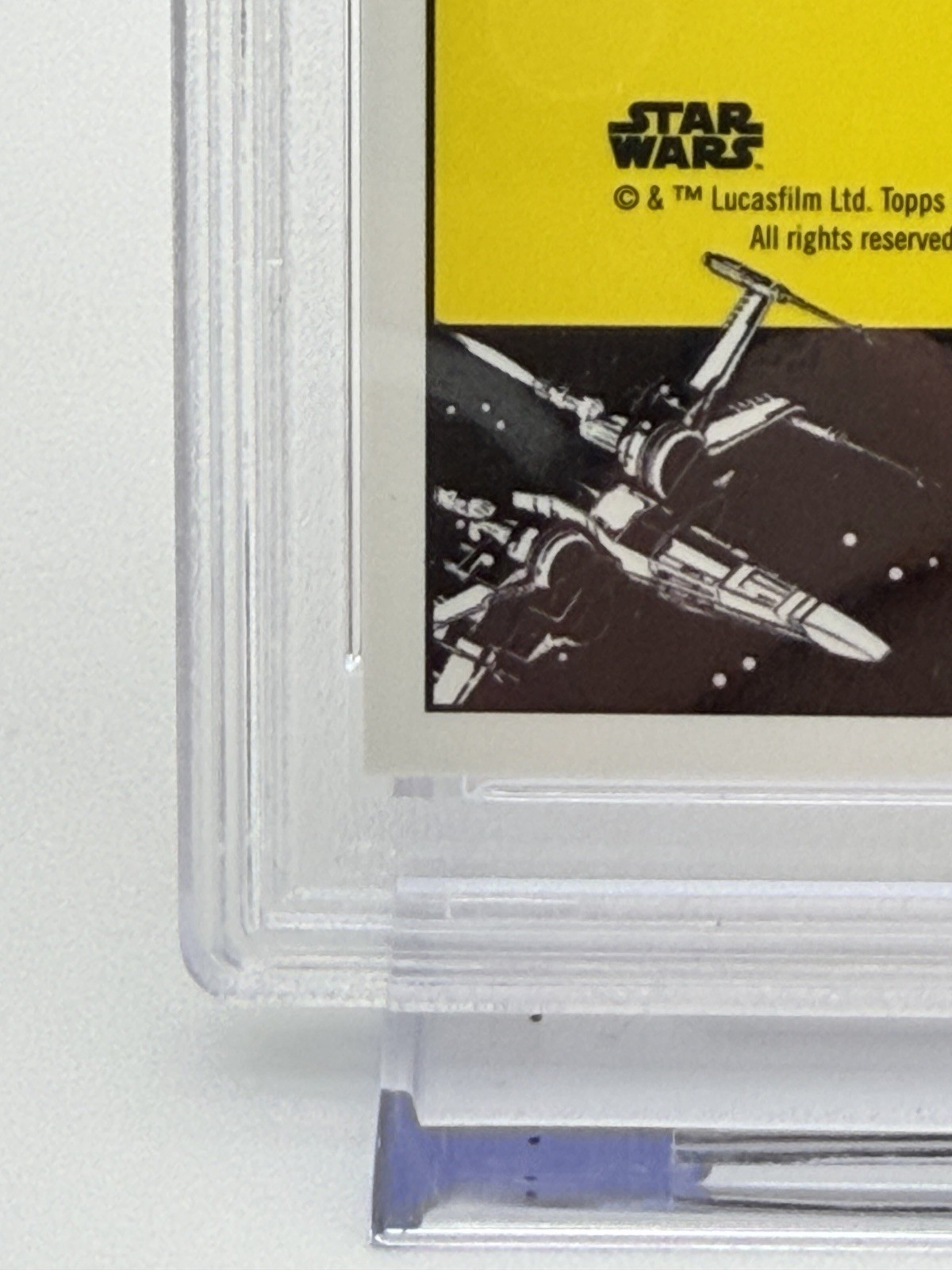 2022 Topps Star Wars Sapphire #23 See-Threepio is Injured! RED /5 PSA 9 Mint view 10