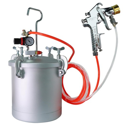 #ad Lightweight Air Paint Pressure Pot Tank 2.0mm Nozzle SprayGun 3m Hoses 45PSI Max $87.99