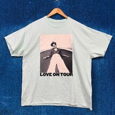Harry Styles Love On Tour Rock Green T-Shirt Size Extra Large