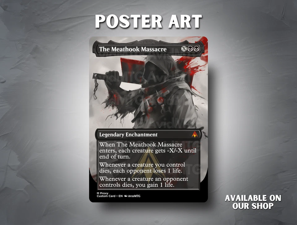 Meathook Massacre - Standard Art - Custom Magic: The Gathering Card - Image 3 of 4