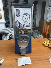 1960's Oak vista monsters Horror gumball Machine with Key Mancave