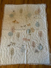 Pottery Barn Kids Dakota Woodland Baby Toddler Quilt Comforter 52in x 39in