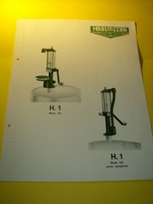 FEUILLET PUBLICITAIRE D EPOQUE POUR POMPE A HUILE BOUTILLON - satam themis gex