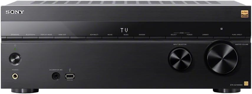 7.2-канальный AV-ресивер для домашнего кинотеатра Sony STR-AZ1000ES мощностью 100 Вт с разрешением 8K