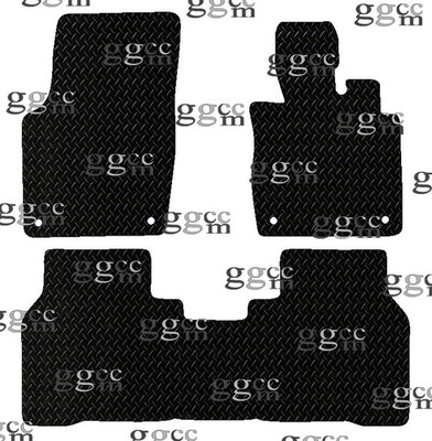 ALL WEATHER TAILORED BLACK RUBBER CAR FLOOR MATS FOR VW ID7 ID 7 2024 & ONWARDS