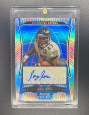 2009 Bowman Sterling Ray Rice #65 Blue Rookie Autograph /10 Ravens