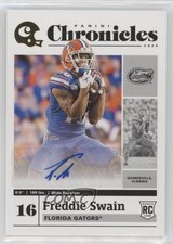 2020 Panini Chronicles Draft Picks Signatures Freddie Swain #21 Auto 14md