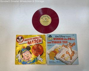 VNTG Lot OF 3 Walt Disney Records