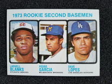 1973 Topps rookie second basemen (DAVE LOPES) card # 609   [C1]. rookie card picture