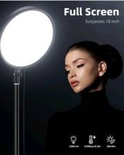 Tody.Led Full Screen Panel Light.. 12 Inch Light Diameter 6500k Professional