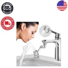 Lead-Free 2-Mode Faucet Extender with Brass - Kitchen Upgrade Essential