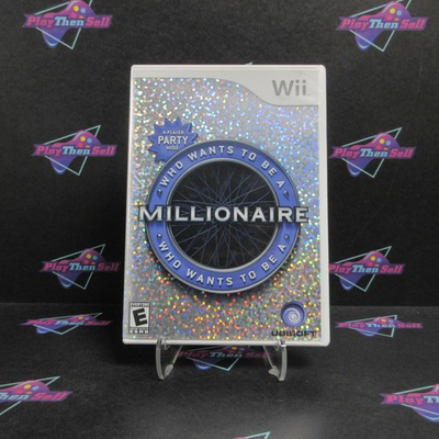 #ad Who Wants to be a Millionaire Nintendo Wii Complete 1 Year Warranty VG $9.95
