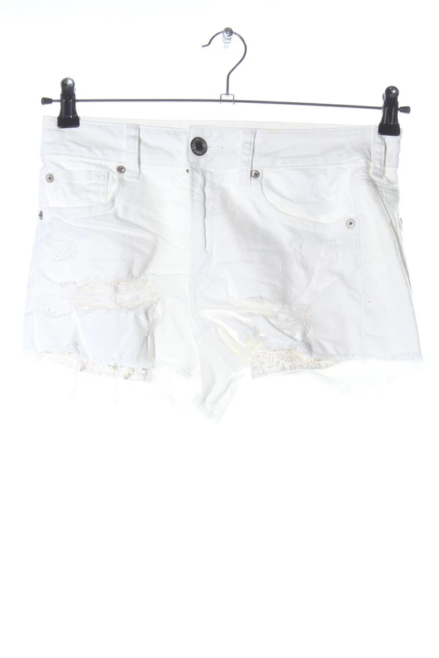 AMERICAN EAGLE OUTFITTERS Short en jean Dames Pantalon court T EU 36 blanc - Photo 4/4