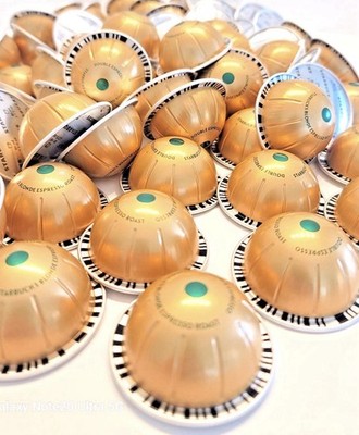 Starbucks Nespresso Vertuo  Pods 48 CT Double Espresso Blonde Roast 2.7 fl oz.